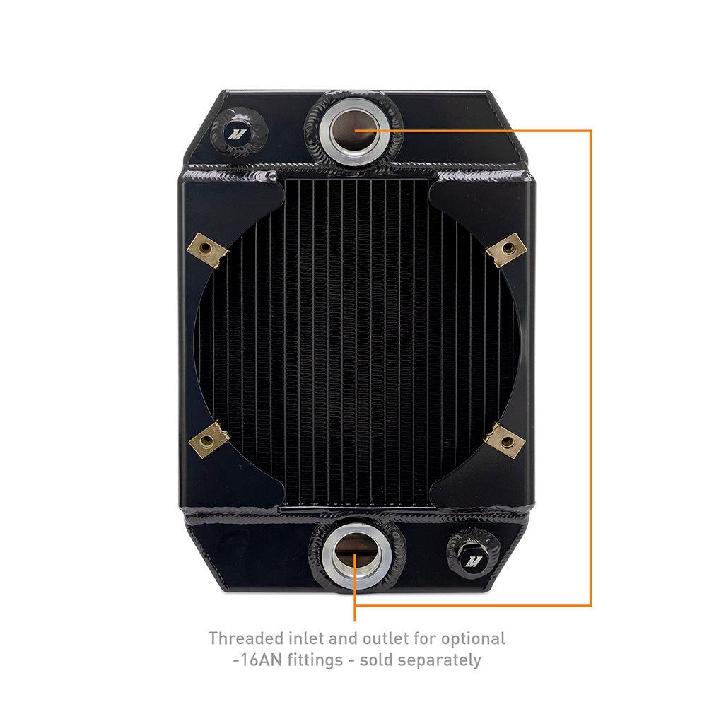Mishimoto Universal Drag Race Aluminium Radiator (Black/Natural)