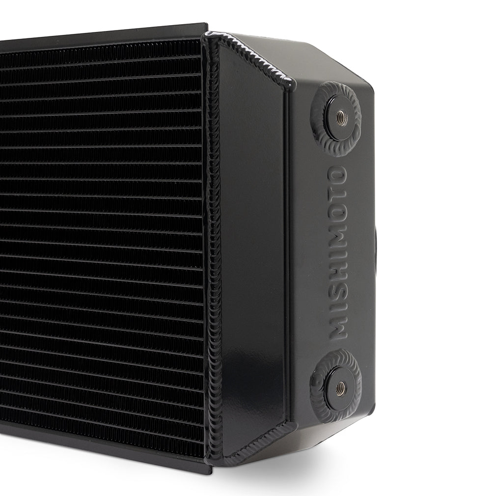 Mishimoto Universal Drag Race Aluminium Radiator (Black/Natural)