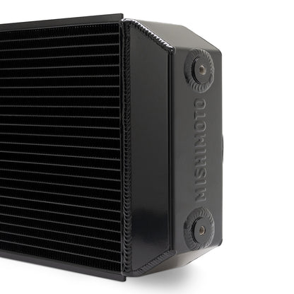 Mishimoto Universal Drag Race Aluminium Radiator (Black/Natural)