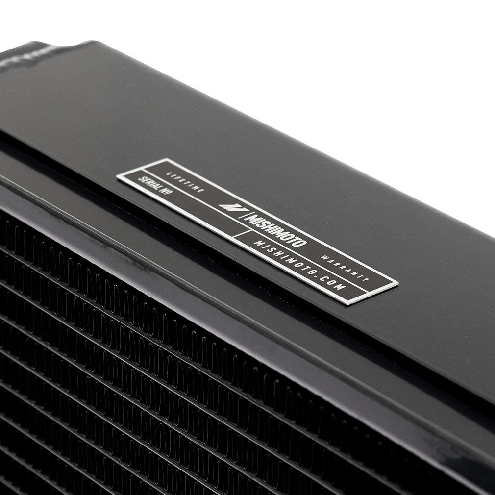 Mishimoto Universal Drag Race Aluminium Radiator (Black/Natural)