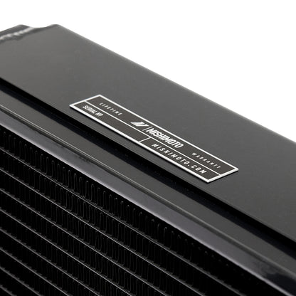 Mishimoto Universal Drag Race Aluminium Radiator (Black/Natural)