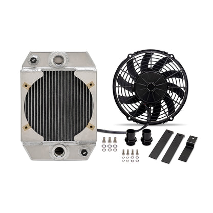 Mishimoto Universal Drag Race Aluminium Radiator (Black/Natural)
