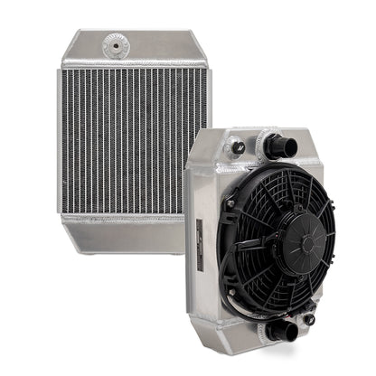 Mishimoto Universal Drag Race Aluminium Radiator (Black/Natural)