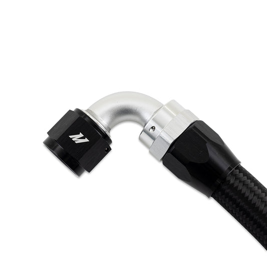 Mishimoto 3ft SS Braided Hose -10AN, Black Nylon