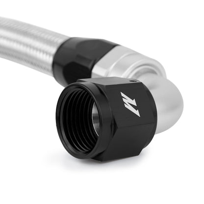 Mishimoto 4ft Braided Hose -10AN Fittings, Stainless