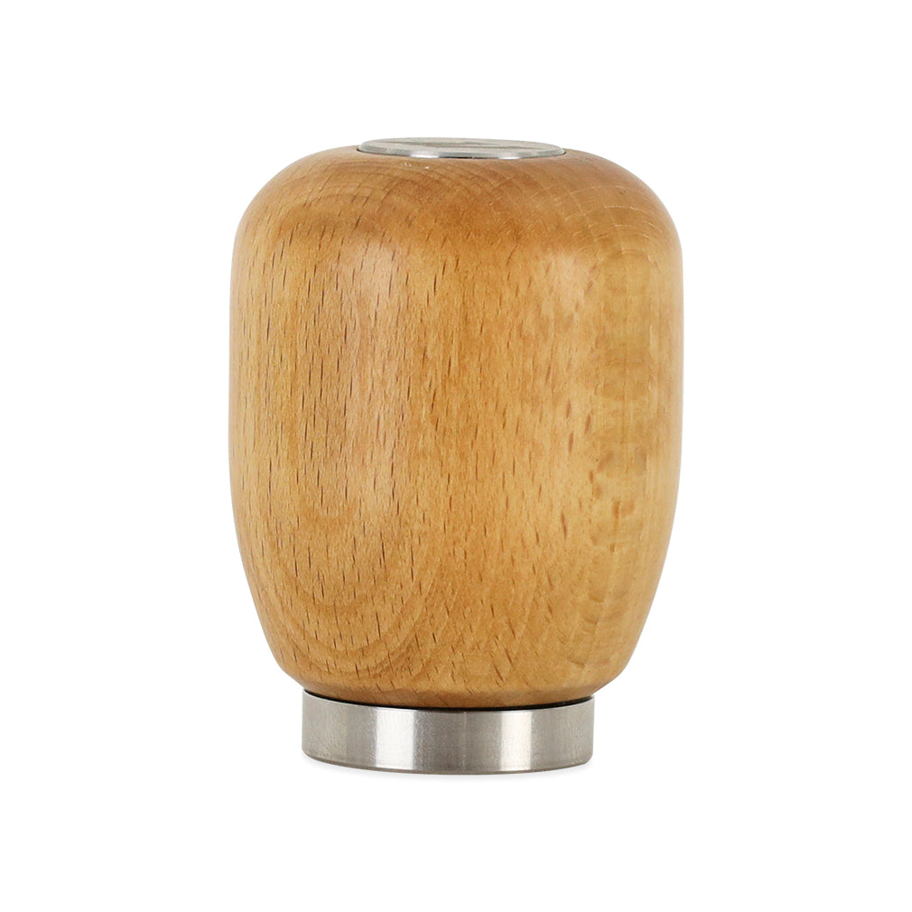 Mishimoto Short Wood Shift Knob – Beech/Walnut Stainless