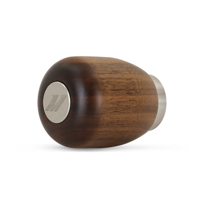 Mishimoto Short Wood Shift Knob – Beech/Walnut Stainless