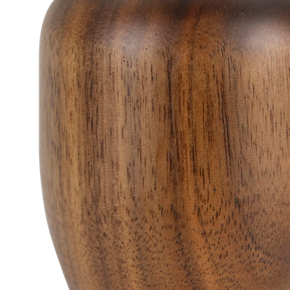 Mishimoto Short Wood Shift Knob – Beech/Walnut Stainless