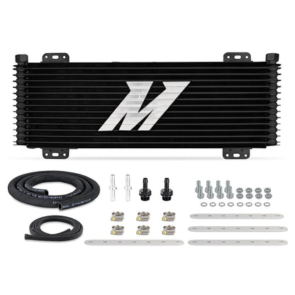 Mishimoto Universal 13-Row Stacked Plate Transmission Cooler, Black
