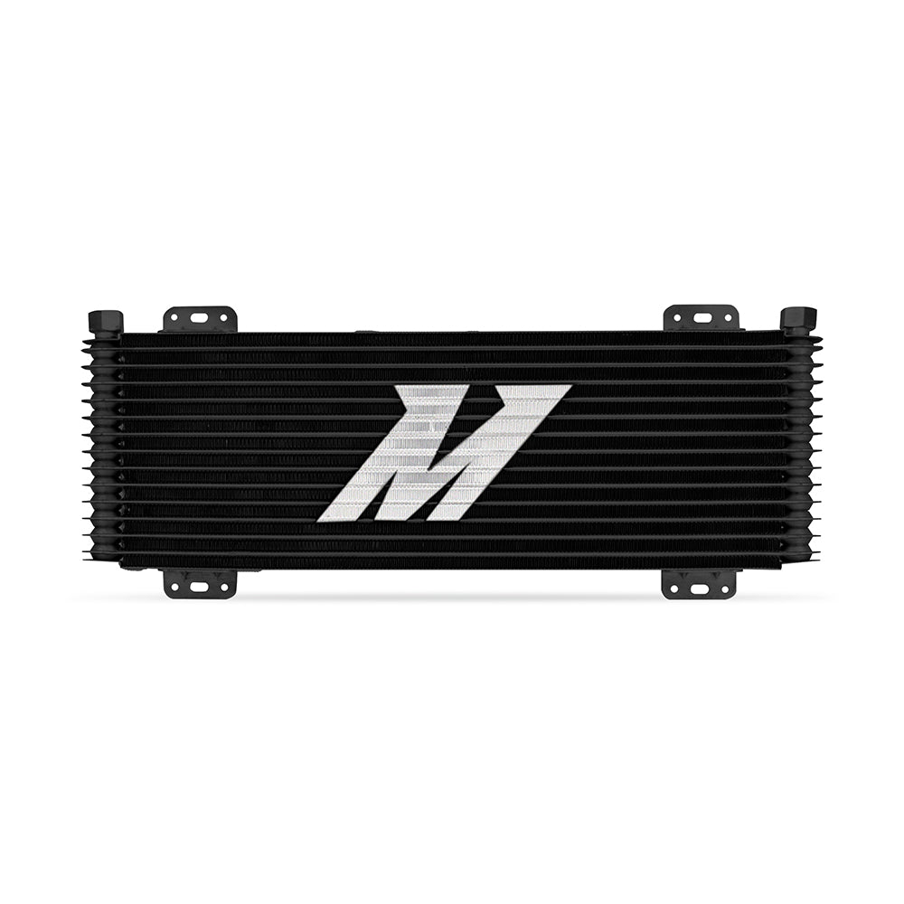 Mishimoto Universal 13-Row Stacked Plate Transmission Cooler, Black