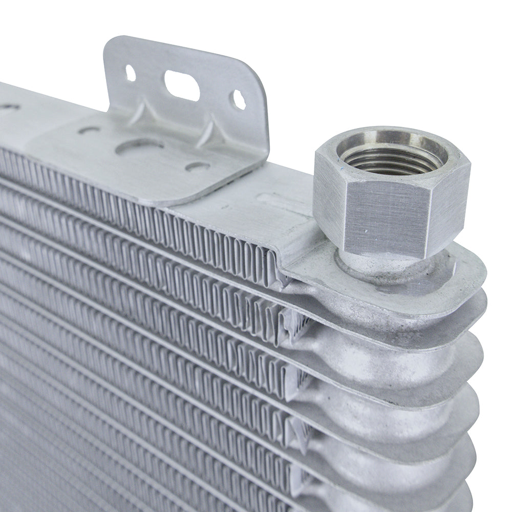 Mishimoto 13-Row Stacked Plate Transmission Cooler, Silver