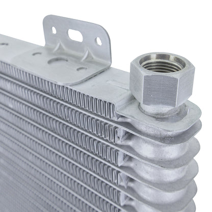 Mishimoto 13-Row Stacked Plate Transmission Cooler, Silver