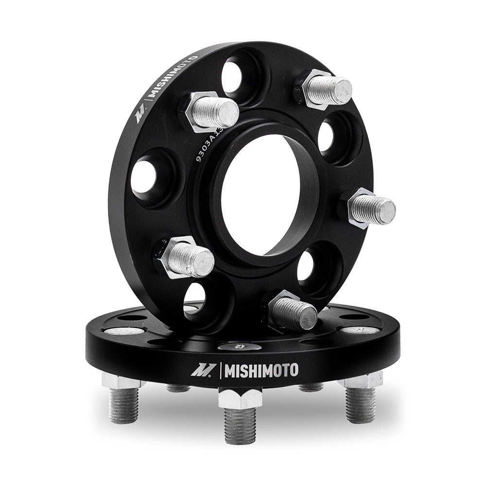 Mishimoto Wheel Spacers 5x114.3 50mm M12 Black