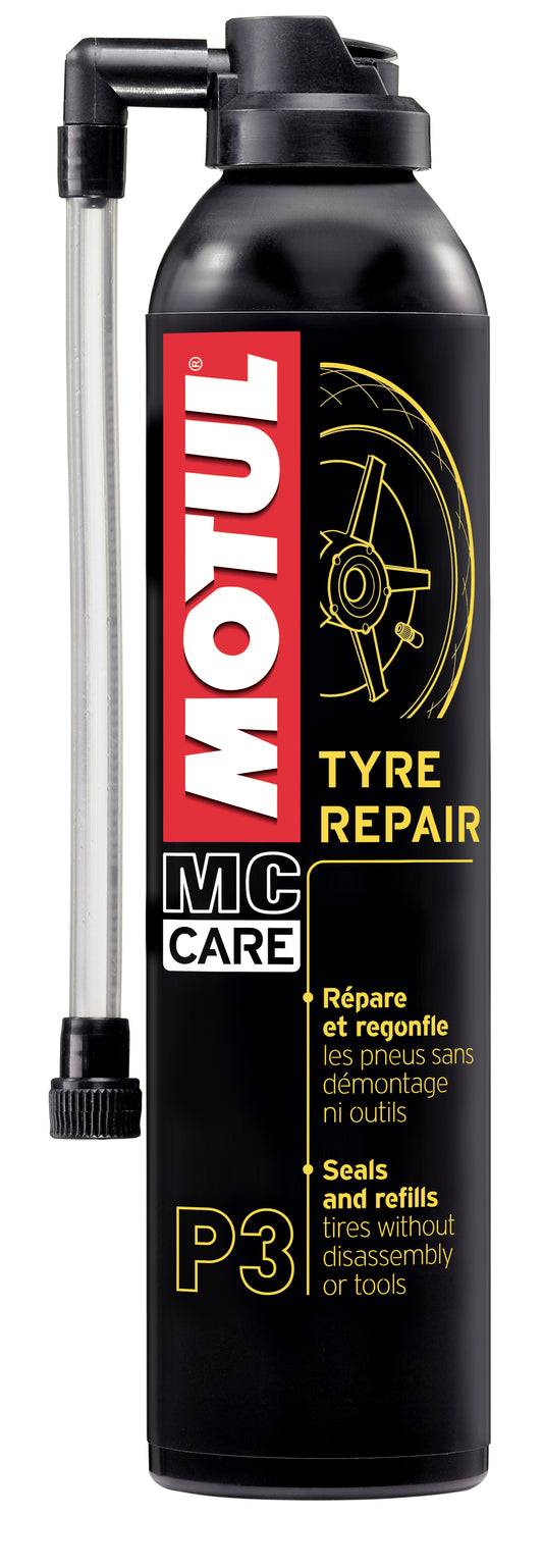 Motul P3 Tyre Repair 300ml Emergency Puncture Sealant