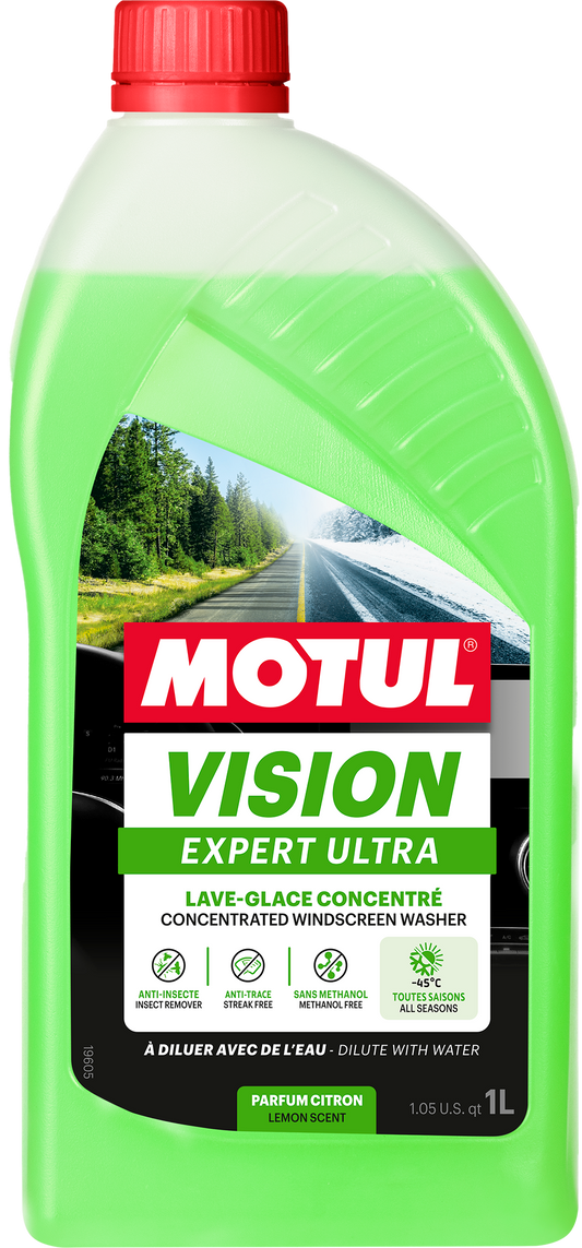 Motul Vision Expert Ultra 1L Windscreen Washer Fluid