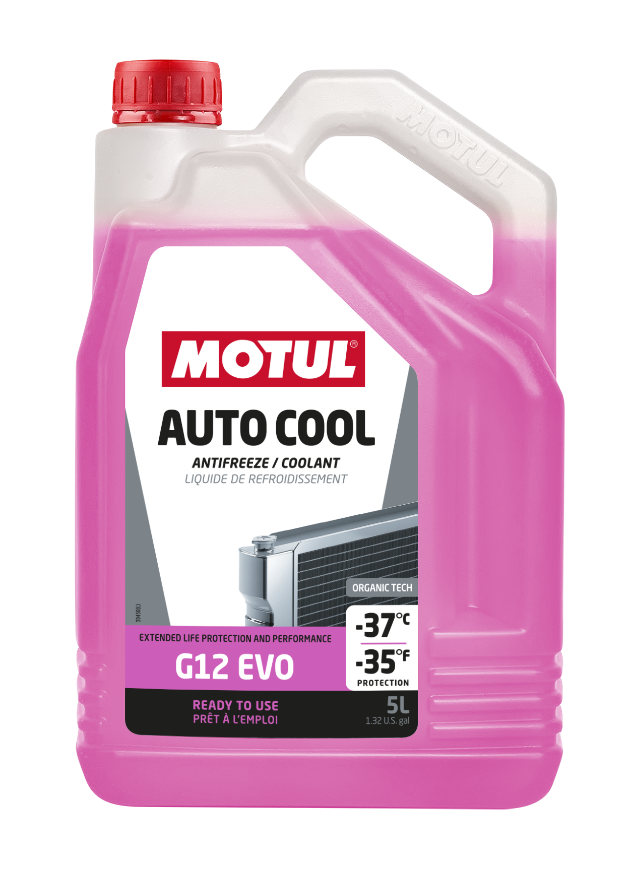Motul AUTO COOL G12 EVO Coolant -37°C 5 Litre