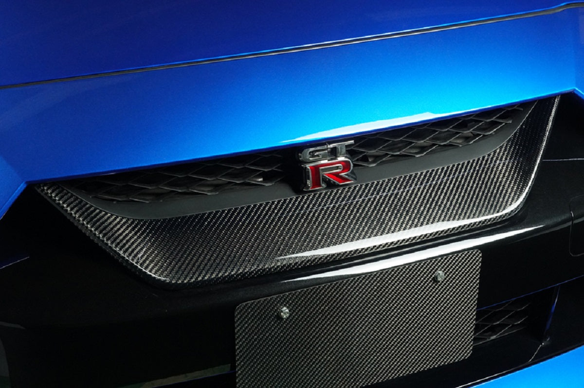 RSW Carbon Fibre Front Grill Panel for GT-R MY2017-23 - FD Racing