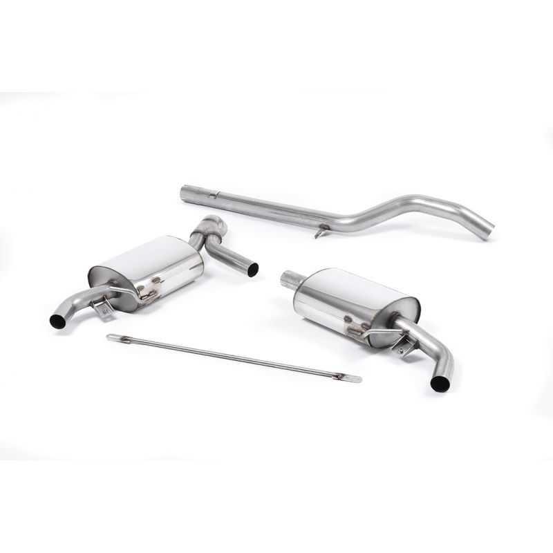 Milltek Cat-back Exhaust for Renault Clio Mk3 200 - Non Resonated