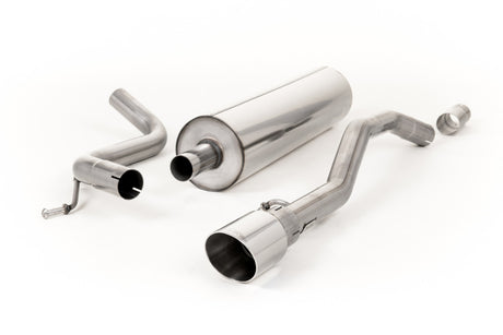 Milltek Cat-back Exhaust with GT-90 Polished Trim - VW Up! 1.0TSI