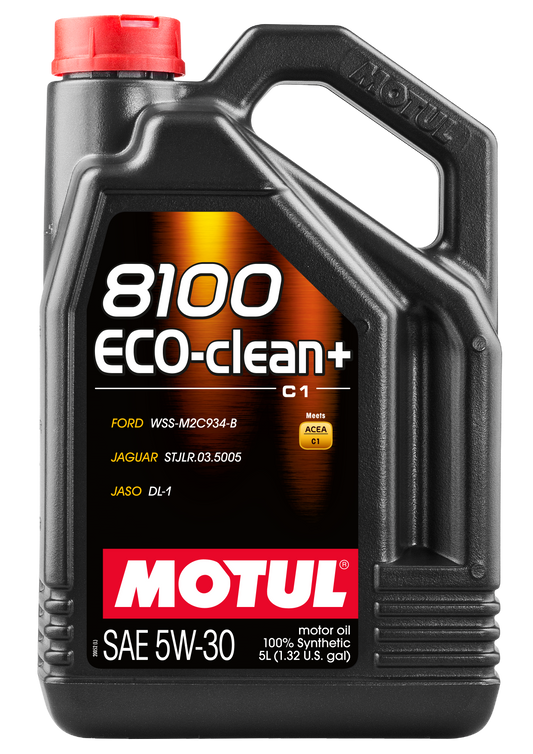Motul 8100 ECO-CLEAN+ 5W30 Engine Oil – 5 Litre