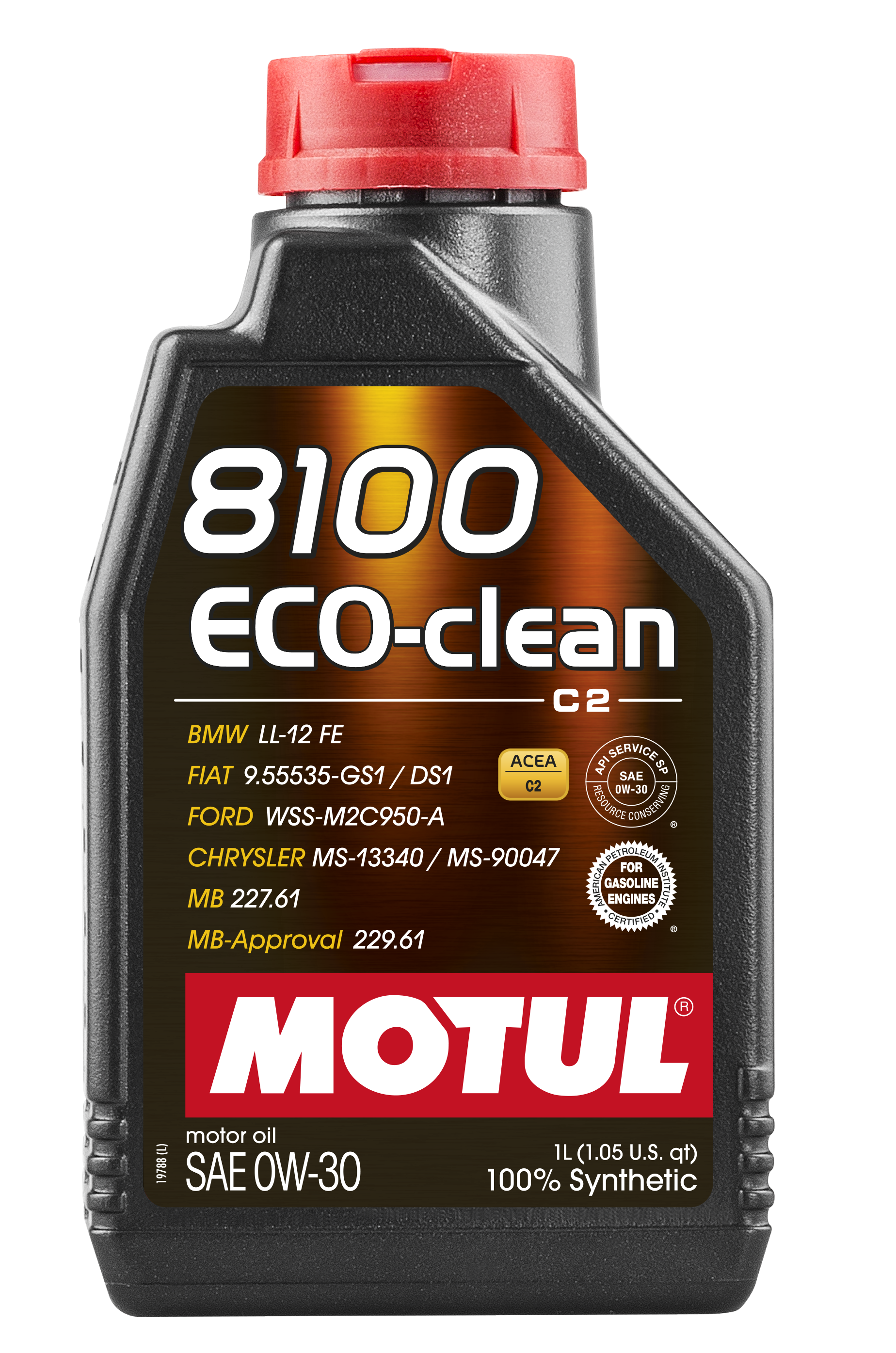 Motul 8100 ECO-CLEAN 0W30 Engine Oil – 1 Litre