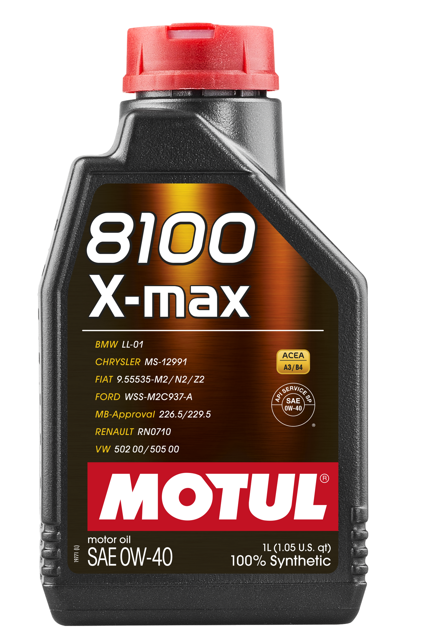 Motul 8100 X-MAX 0W40 Engine Oil 1 Litre