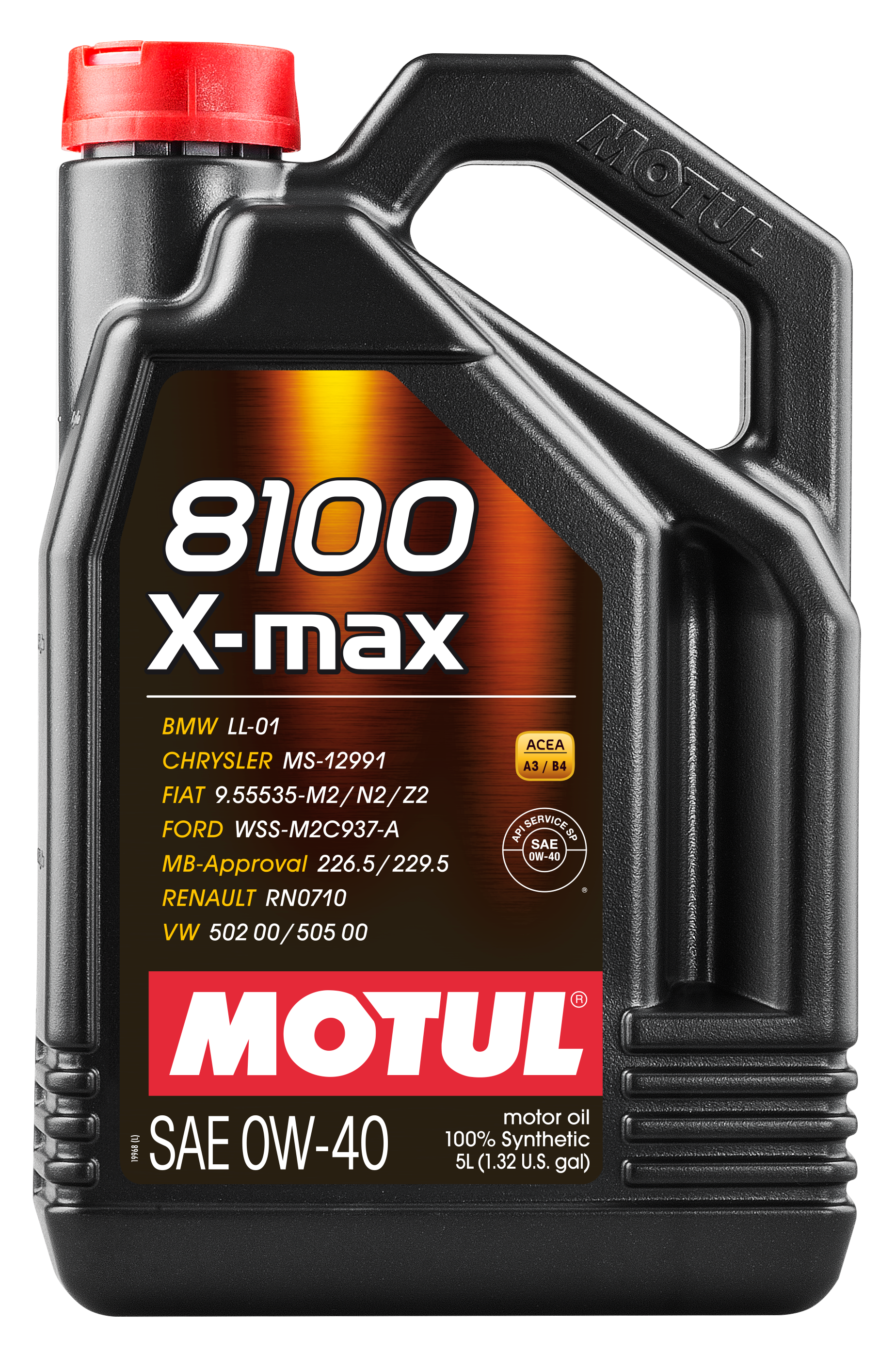 Motul 8100 X-MAX 0W40 Fully Synthetic Engine Oil 5L