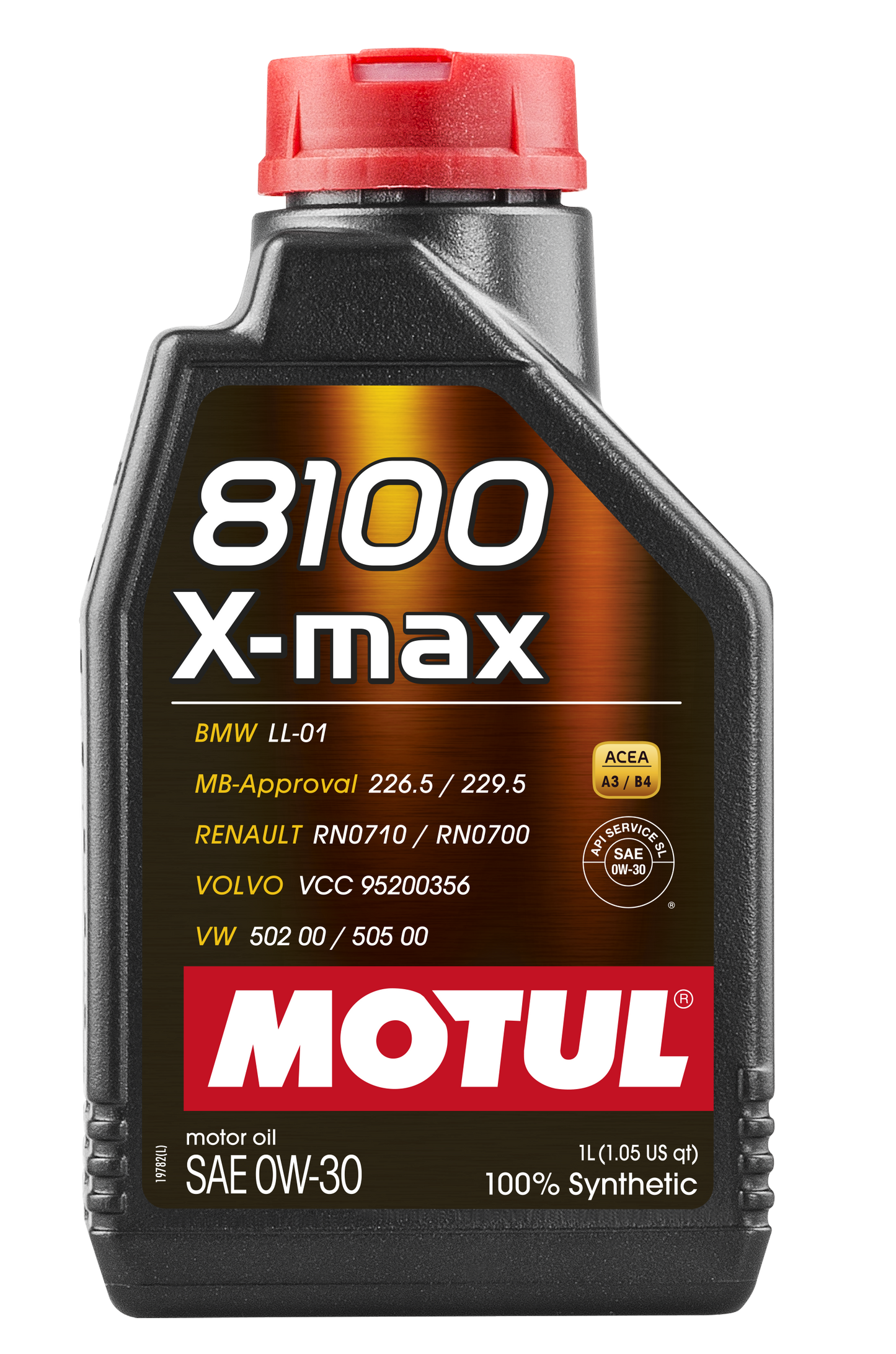Motul 8100 X-MAX 0W30 Synthetic Engine Oil 1L