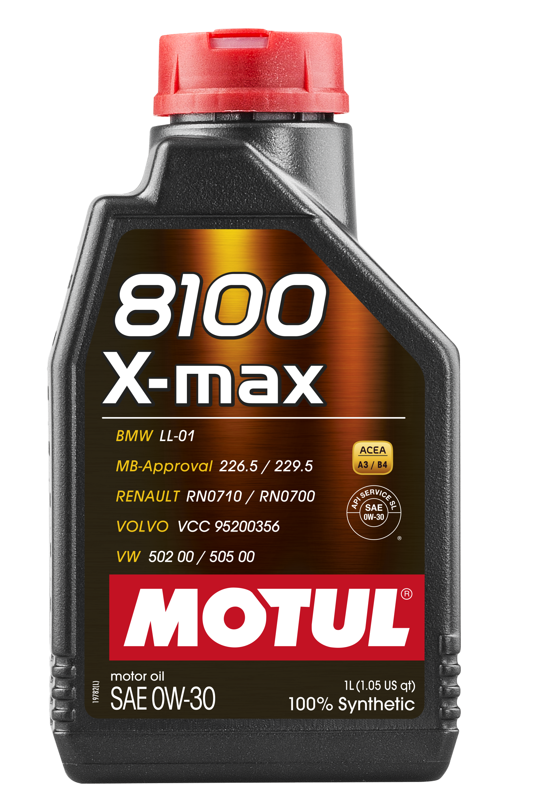 Motul 8100 X-MAX 0W30 Synthetic Engine Oil 1L