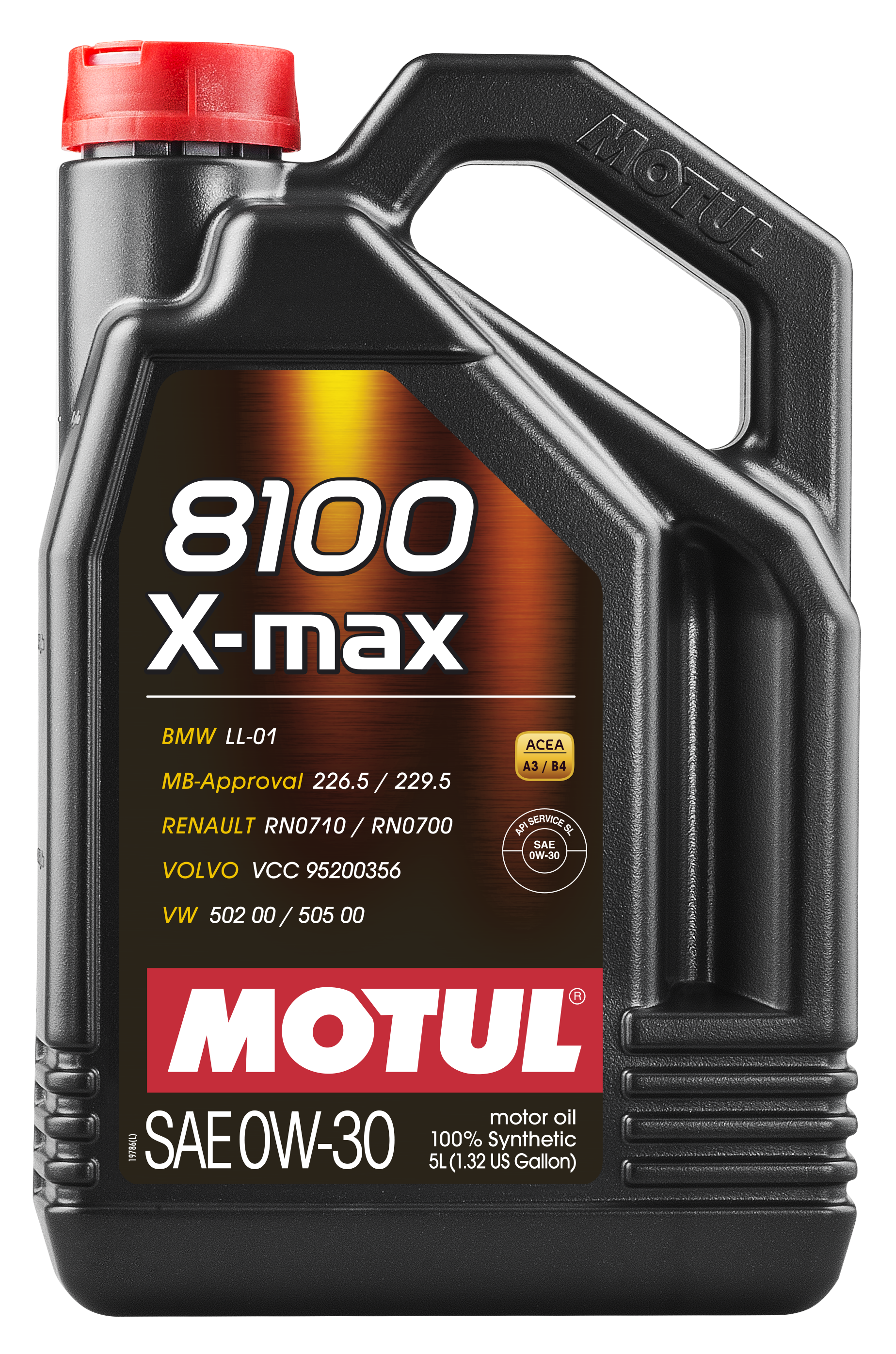 Motul 8100 X-MAX 0W30 Synthetic Engine Oil – 5 Litre
