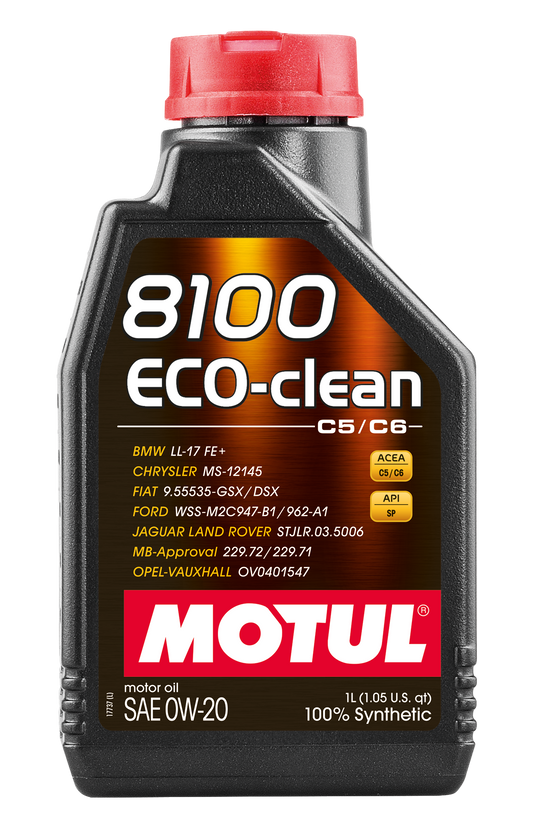 Motul 8100 ECO-CLEAN 0W20 Engine Oil – 1 Litre