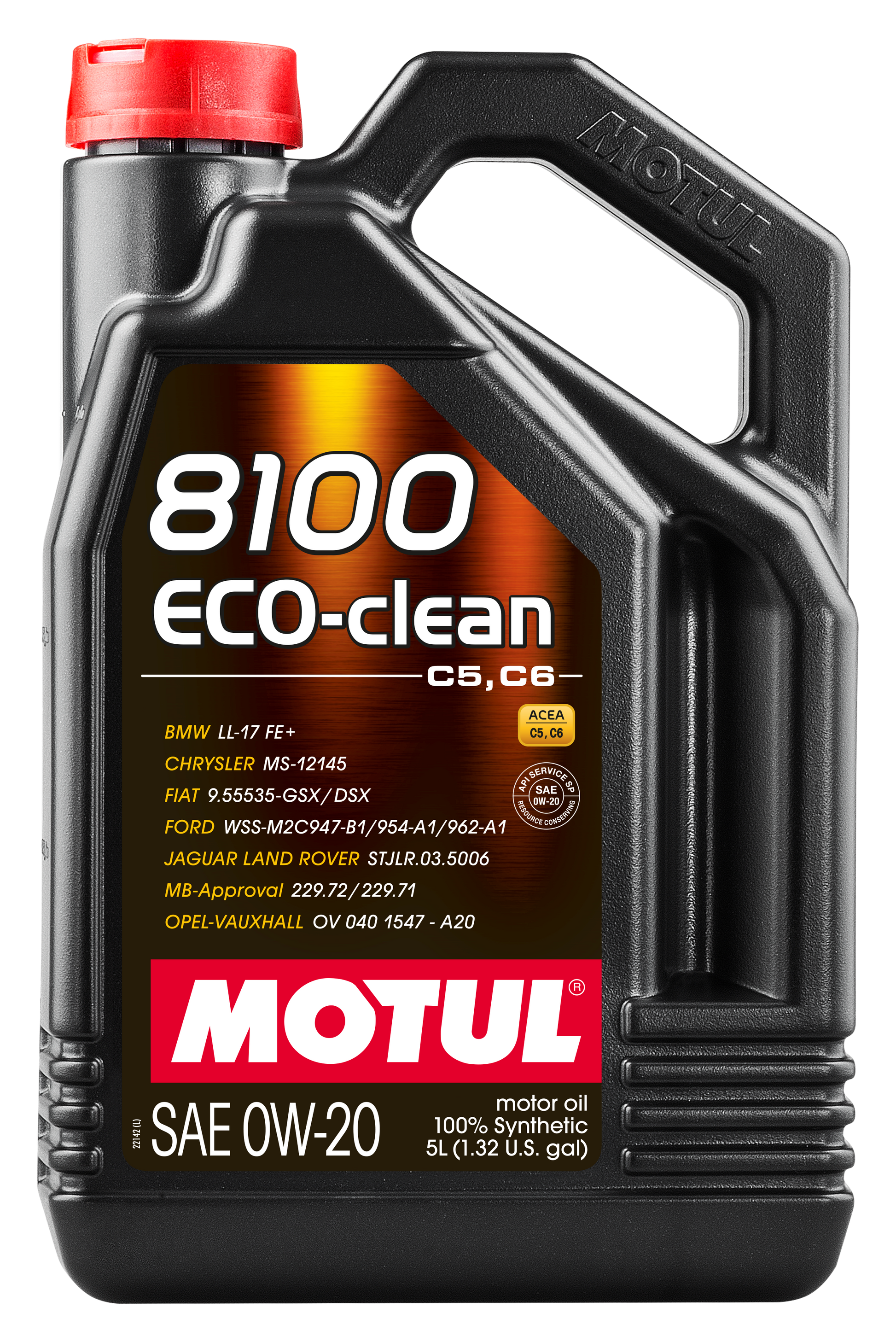 Motul 8100 ECO-CLEAN 0W20 Engine Oil – 5 Litre