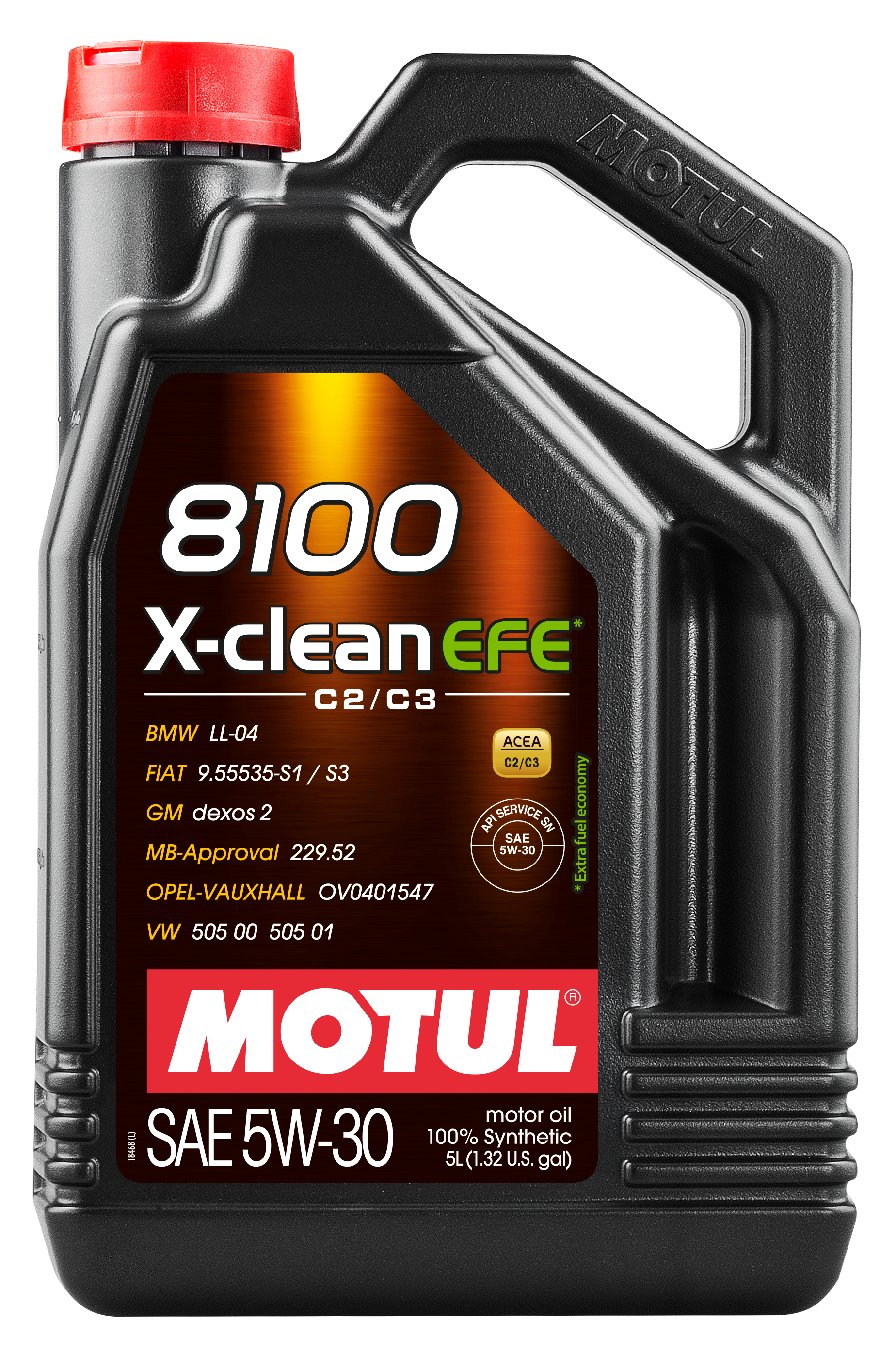 Motul 8100 X-Clean EFE 5W-30 Synthetic Engine Oil – 5L