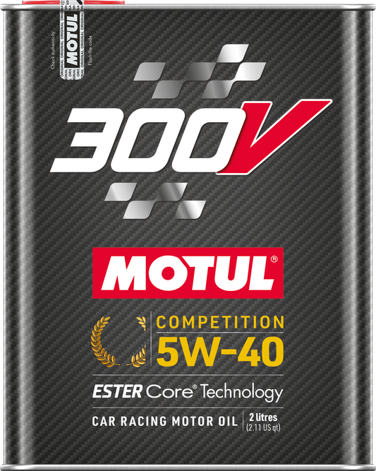 Motul 300V Competition 5W-40 Engine Oil 2L Tin