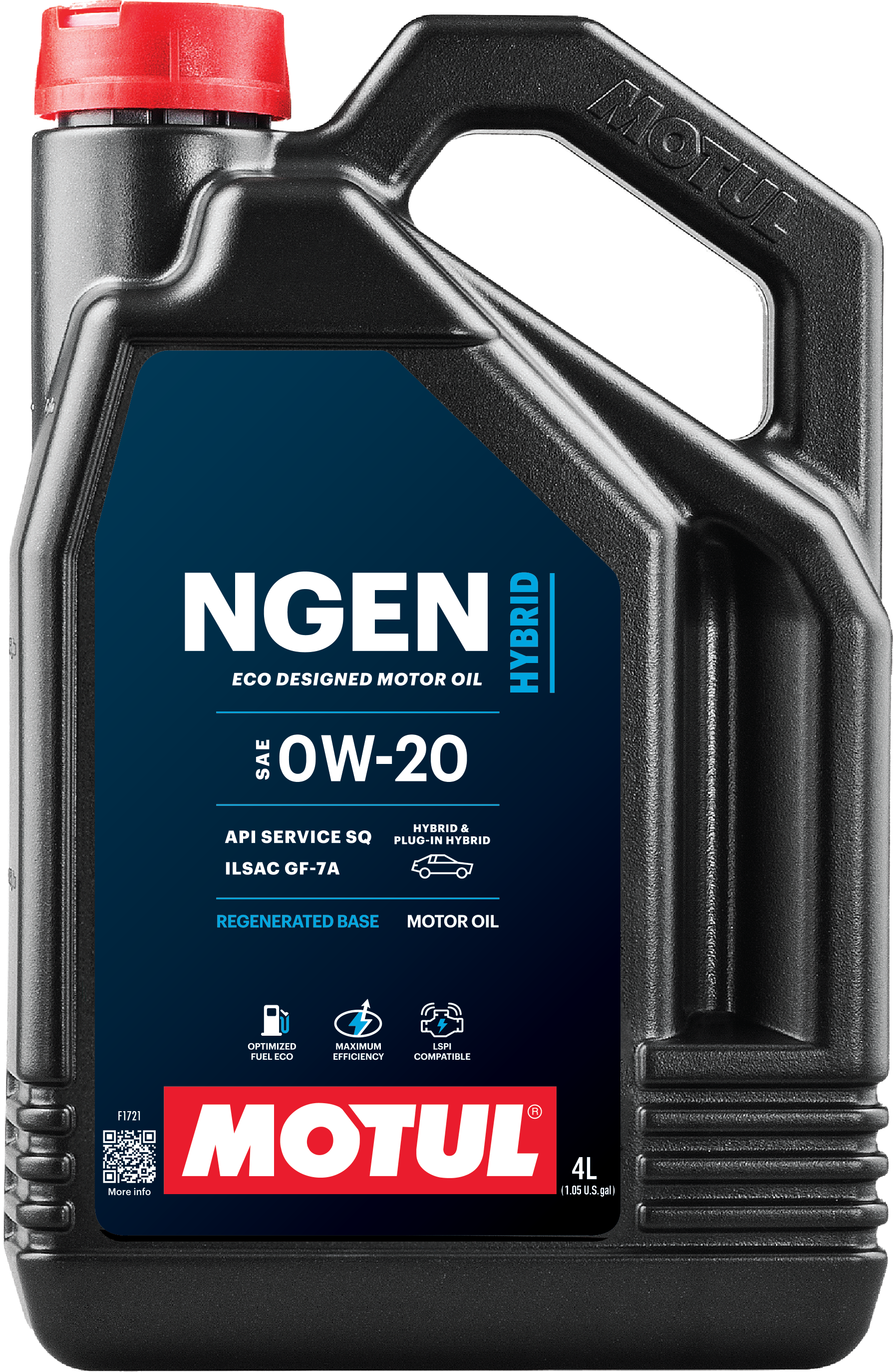 Motul NGEN Hybrid 0W-20 Fully Synthetic Engine Oil – 4 Litre