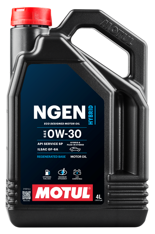 Motul NGEN Hybrid 0W-30 Fully Synthetic Engine Oil – 4L