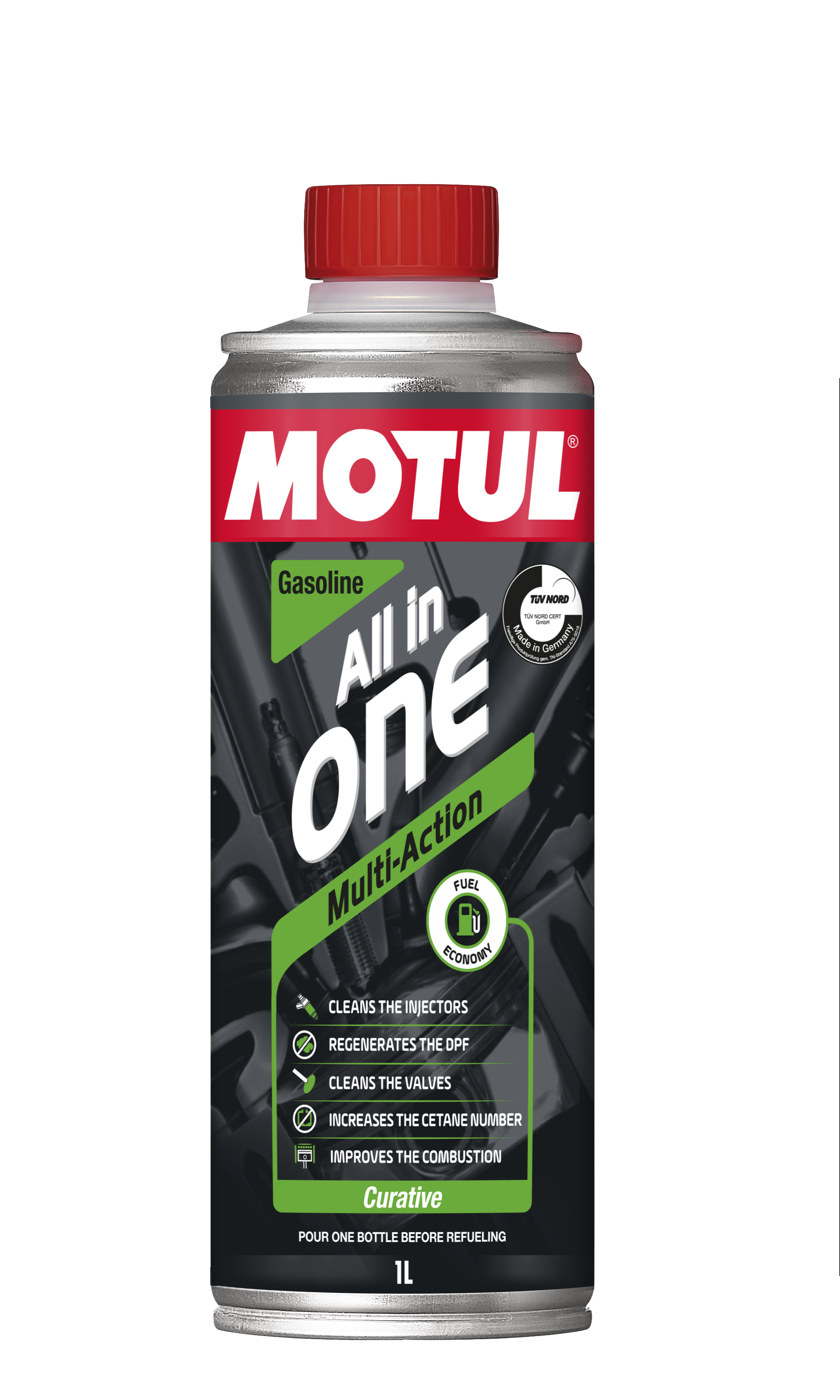 Fuil Cleaner Motul All in One Gasoline Fuel Cleaner 1L at £47.24 – FD Racing