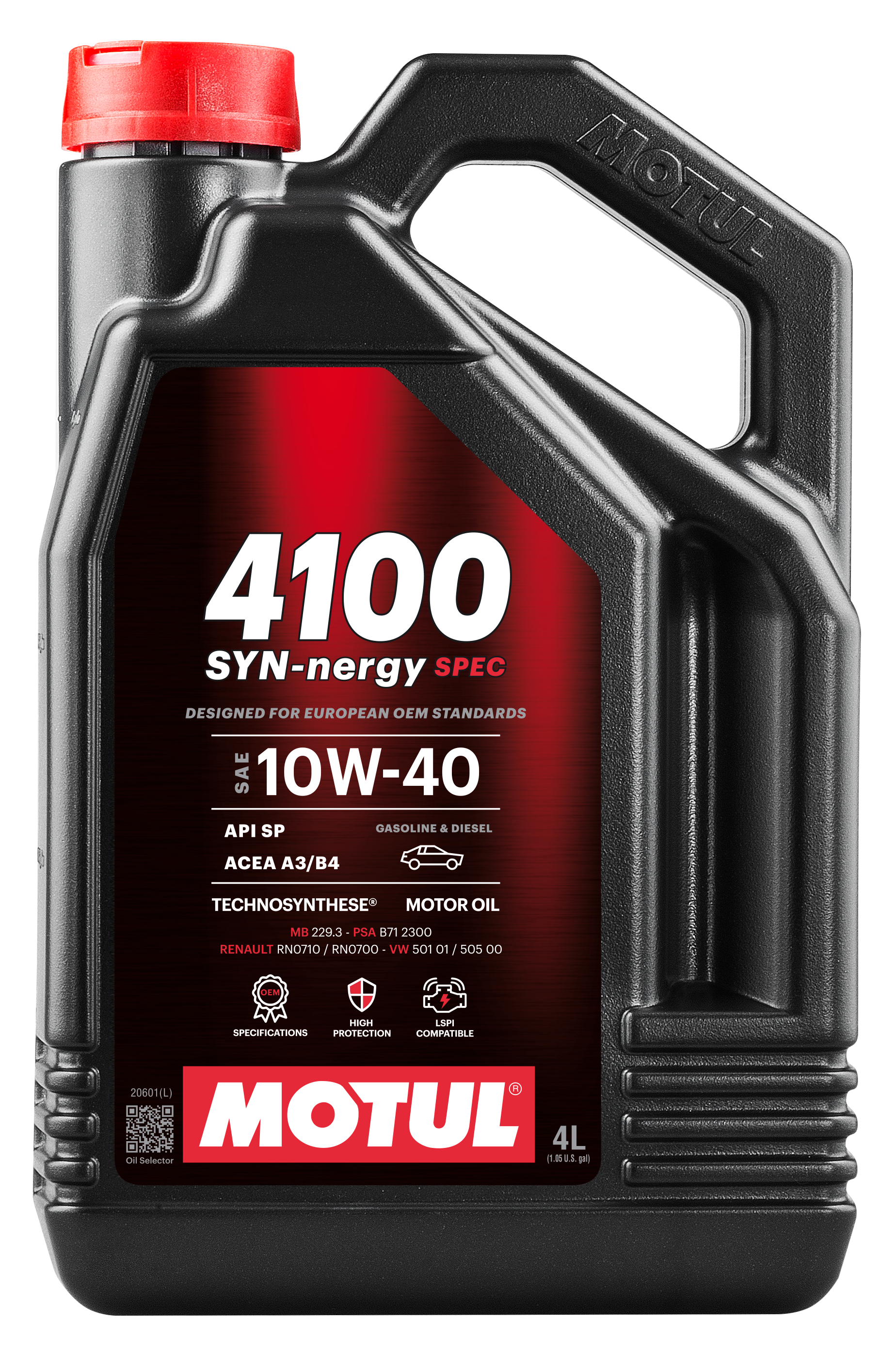 Motul 4100 SYN-nergy 10W-40 Semi-Synthetic Engine Oil 4L