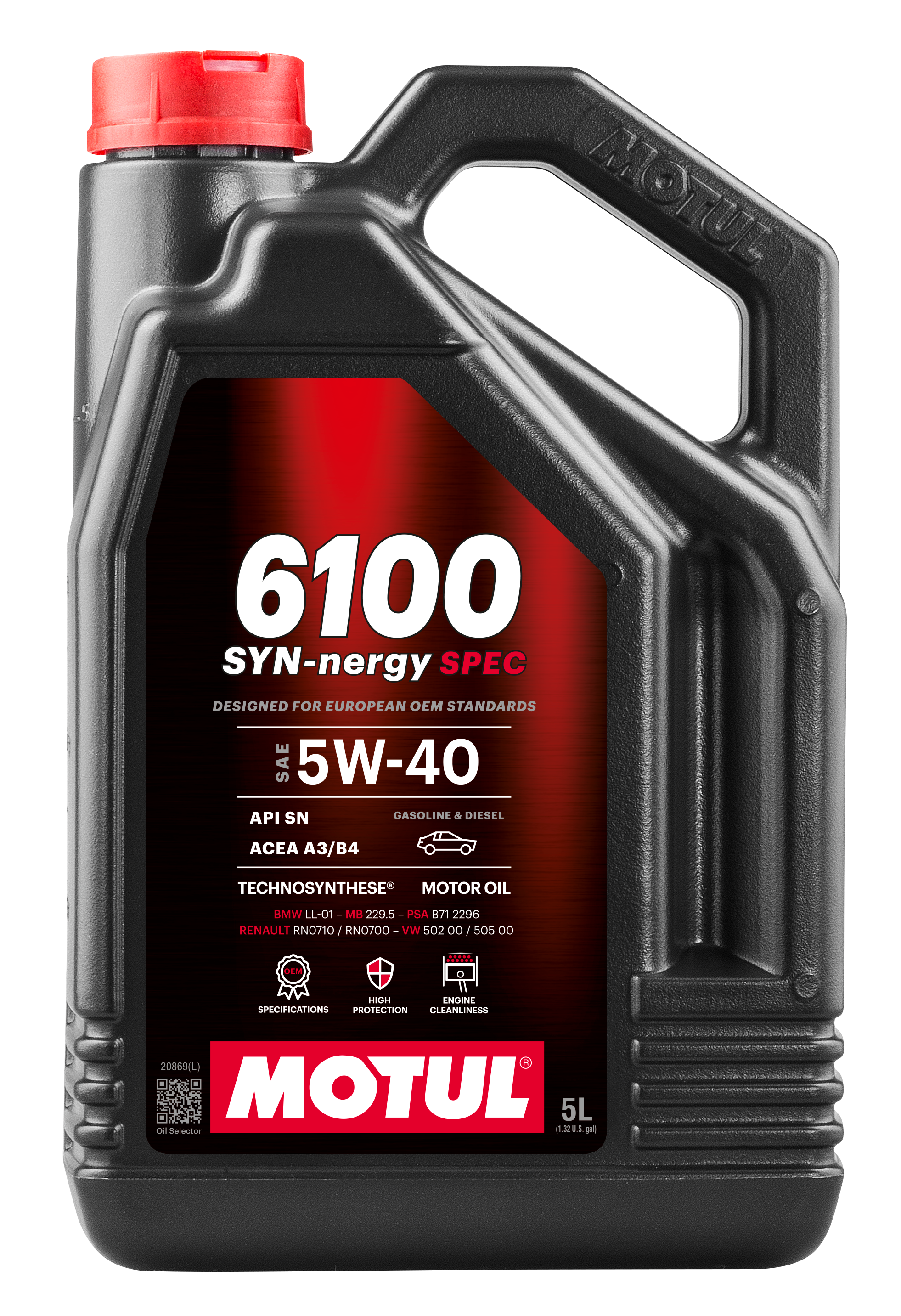 Motul 6100 SYN-nergy SPEC 5W-40 Engine Oil at £51.74 – FD Racing