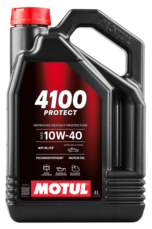 Motul 4100 PROTECT 10W-40 Engine Oil – 4 Litre