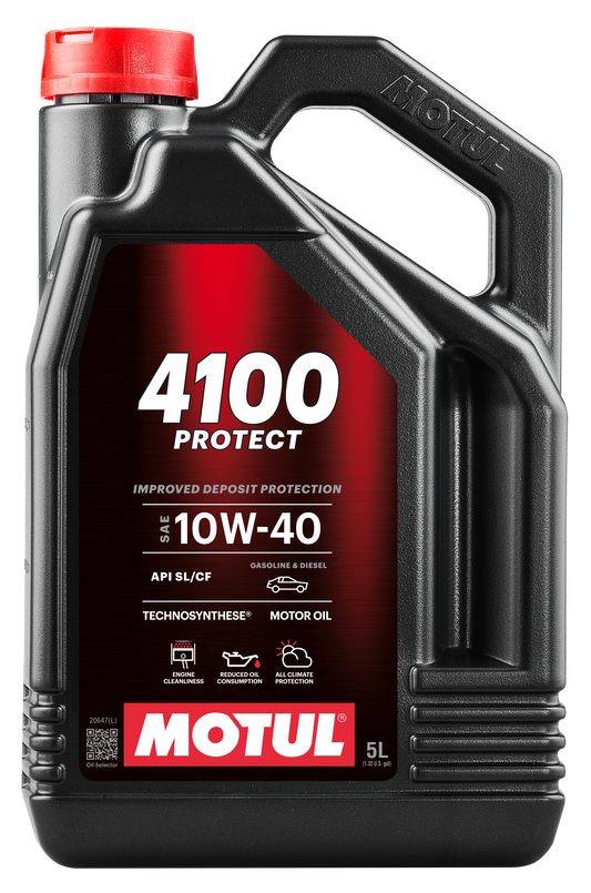 Motul 4100 PROTECT 10W-40 Engine Oil – 5 Litre