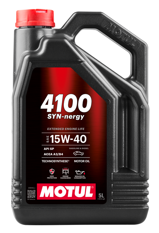 Motul 4100 SYN-nergy 15W-40 Engine Oil – 5 Litre