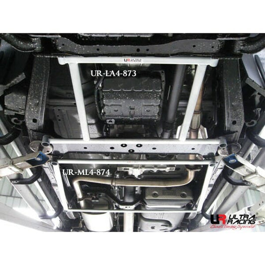 Ultra Racing 4-Point Mid Lower Brace for Nissan Navara D40
