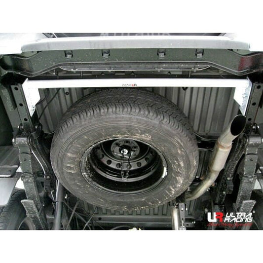Ultra Racing 2-Point Rear Lower Bar for Nissan Navara D40