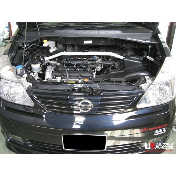 Ultra Racing 2-Point Front Upper Strut Bar for Nissan Serena C24