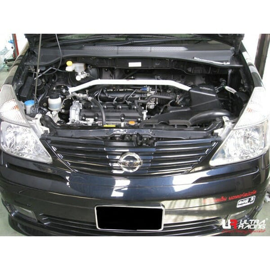 Ultra Racing 2-Point Front Upper Strut Bar for Nissan Serena C24