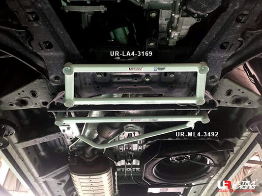 Ultra Racing 4-Point Mid Lower Brace for Nissan Serena C26/C27