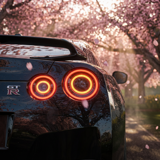 PrismBeam 08-23 Nissan GTR R35 LED Tail Lights Set Smoked