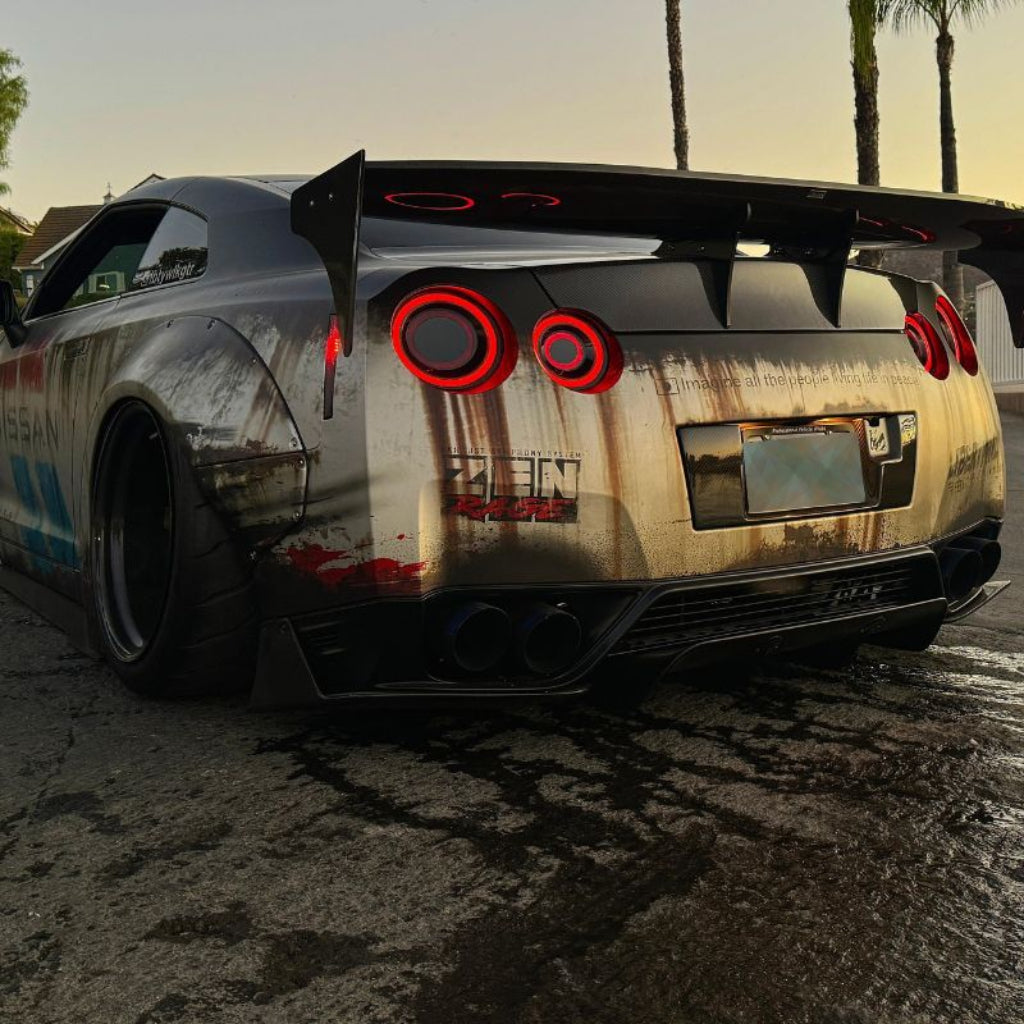 PrismBeam 08-23 Nissan GTR R35 LED Tail Lights Set Smoked