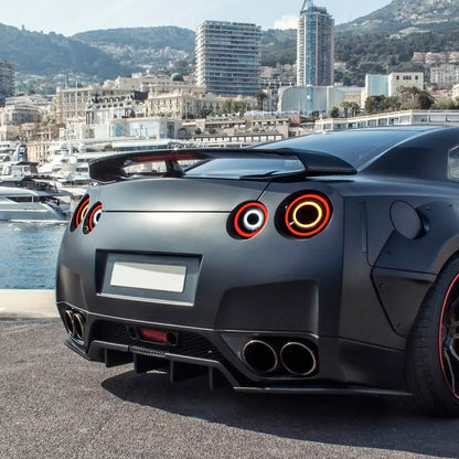 PrismBeam 08-23 Nissan GTR R35 LED Tail Lights Set Smoked